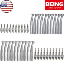 US 10Pcs BEING Fiber Optic High Speed Dental Turbine Handpiece Fit KaVo Coupler picture