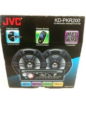 NOS JVC KD-PKR200 CD Car Receiver w/ Remote And Pair of 240W 6.5