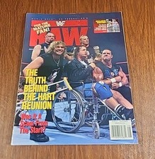 WWF RAW Magazine 1997 July/August Hart Foundation Bret Hart *Sunny Poster*  picture