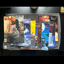Dragon Magazine Lot Issues #110-116 (1985) English Illustrated TSR picture