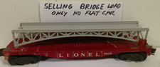 Original POSTWAR Lionel Bridge Load for #6825 Flat Car 1959-62 VINTAGE MINT COND picture