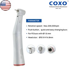 US COXO Dental Optic Fiber 1:5 Contra Angle Handpiece CX235C7 C7-5 Standard Head picture