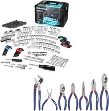 DURATECH 497-Piece Mechanics Tool Set+WORKPRO 7-piece Pliers Set picture
