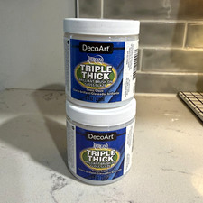 DecoArt Americana Triple Thick Brilliant Brush-On Gloss Glaze TG01 - 2 Jars picture