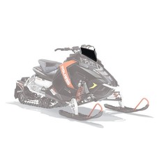Polaris Snowmobile Low Windshield with Striped Logo - 2880385 picture