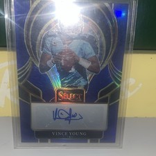 2025 Panini Select Prizm Auto /99 Vince Young Tennessee Titans #44 picture