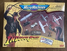 Vintage 1995 Galoob Micro Machines Indiana Jones box set. NIB NEW Sealed picture