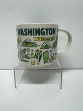 Starbucks Been There Series WASHINGTON Mug 14 oz Evergreen State Bigfoot 2022 picture