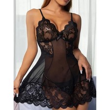 Lenceria Para Mujer Pijama Babydoll Ropa De Dormir Interior Bata Seda Sexy picture