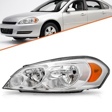 For 06-13 Chevy Impala 2006-2007 Monte Carlo Chrome Driver Left Side Headlight picture