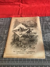 Antique 1894 Picturesque California No. 20 Book picture