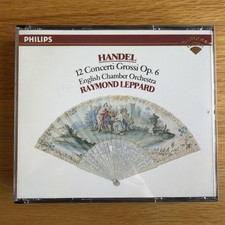 RAYMOND LEPPARD 3 DISC CD HANDEL 12 CONCERTI GROSSI OP. 6 Philips Baroque  picture