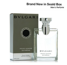 Bvlgari Pour Homme Extreme 3.4 oz/100ml Eau De Toilette Spray For Men New In Box picture