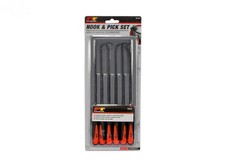 SIX PIECE PICK SET Injection Molded Handles O-Ring Removal Tools picture
