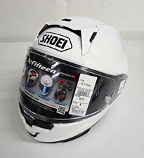 Shoei X-Fifteen X-15 Full Face Motorcycle Helmet White Medium M 57-58cm picture