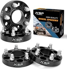 KSP 4PCS 5X4.5 1'' Hubcentric Wheel Spacers for Ford Mustang GT300 Explorer picture