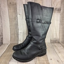 Teva De La Vina Waterproof Riding Boots Black Women's EU 38 US 7 Old Money picture