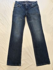Wrangler Shiloh Jeans Women's 7x34 Blue Dark Wash Ultimate Riding Jean picture