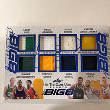2023 Leaf ITGU The Big 8 Eight Player Memorabilia B8-1 4/25 Insert picture