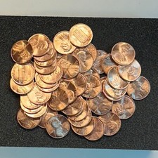 1983 D Lincoln Cent BU Uncirculated 50 Coins picture