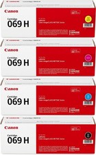 Canon 069 H High Capacity Toner Set Black Cyan Magenta Yellow (4 Pack) picture