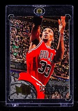 Scottie Pippen VINTAGE ETCHED METAL FOIL CARD 1995-96 Fleer Metal Bulls picture