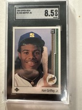 1989 Upper Deck - Star Rookie Ken Griffey Jr #1 (RC) SGC 8.5 Mariners HOF 🔥 picture