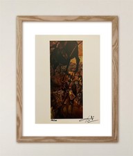 Salvador Dalí, Original Signed Print with COA and $3,500 Appraisal.*- picture