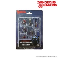 Drow Warband 6 pc pack D&D Miniature Dungeons Dragons elf Lolth rogue cleric picture