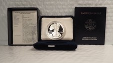 1994-P $1 AMERICAN SILVER PROOF EAGLE w/OGP & COA -  picture