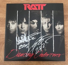 * RATT * signed album * DANCING UNDERCOVER * STEPHEN PEARCY & WARREN * COA picture