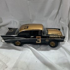 ACME 1957 Chevy BEL AIR Daytona Car SMOKEY'S Paul Goldsmith Black w/Gold picture