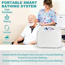 Irtme Bedside Bath System for Bedridden Elderly Paralyzed, Intelligent No-Water picture
