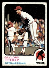 1973 Topps Baseball Gaylord Perry #400 lower grade Cleveland Indians picture