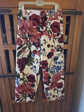 anthropologie maeve cropped corduroy pants, size 16 picture