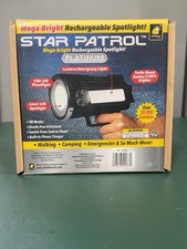 Star Patrol Platinum Mega-Bright Rechargeable Spotlight 30,000 Candela New picture