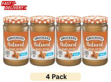 Smucker’s Natural Creamy Peanut Butter, 26 Oz. Jar Pack OF 4 With  picture