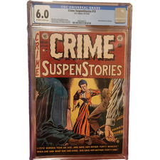 Crime Suspenstories #13 CGC 6.0 OW/W🔥LIZZY BORDEN STORY🔥TRADES & TIME-PAYMENTS picture