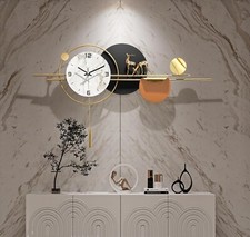HEBOIX Large Wall Clocks for Living Room Decor Modern Silent Wall Clock  picture