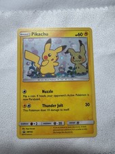 Pokemon SM Promo Pikachu SM162 Cosmos Holo LP Raw Mimikyu picture