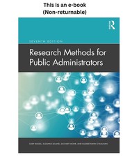 Gary Rassel Research Methods for Public Administrators 2020 picture