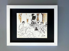 LeRoy Neiman PLAYBOY + 1974 Signed Pop Art Print Mounted & Framed  New 11x14 LS picture