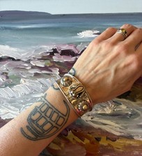 Barry Kieselstein Cord Bracelet Sterling Silver and 24K GoldBarry Kieselstein Co picture