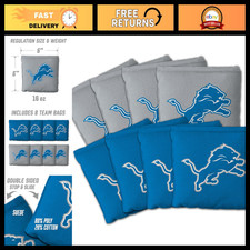 NFL Cornhole Bags Set of 8 - All Weather Dual Sided, Regulation Size, Slide & St picture