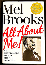 All About Me Mel Brooks SIGNED Autographed True First Edition New Hardcover DJ picture