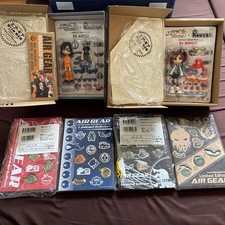 AIR GEAR Emblem Collection PIN BADGE 4 Sets Limited Edition Very Rare + Figure picture
