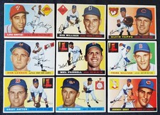 1955 MLB 9x HOF MVP All-Star Legends Topps Tall Cards picture