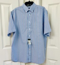 Cremieux Men's Short Sleeve Woven Shirt, Size-L picture