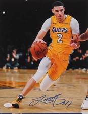Lonzo Ball Signed Lakers 11x14 Photo (JSA COA) picture