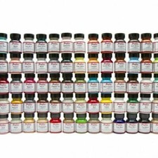 Angelus Brand 1oz Acrylic Leather & Vinyl Waterproof paint 60 Available Colors picture